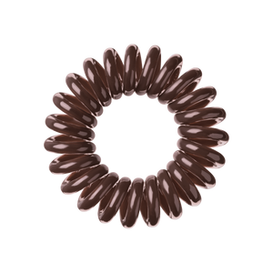 ORIGINAL Value Pack 8 pc | invisibobble dark brown spiral hair tie designed to hold hair securely without causing damage or discomfort.