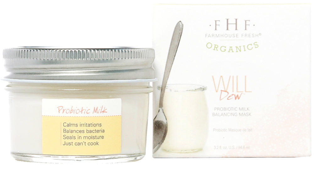 Will Dew® Organic Probiotic Milk Balancing Mask | Farmhouse Fresh