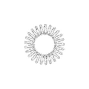 Clear spiral hair tie designed to prevent hair damage and creases, featured in the ORIGINAL Value Pack 8 pc | invisibobble for everyday hair care and styling.