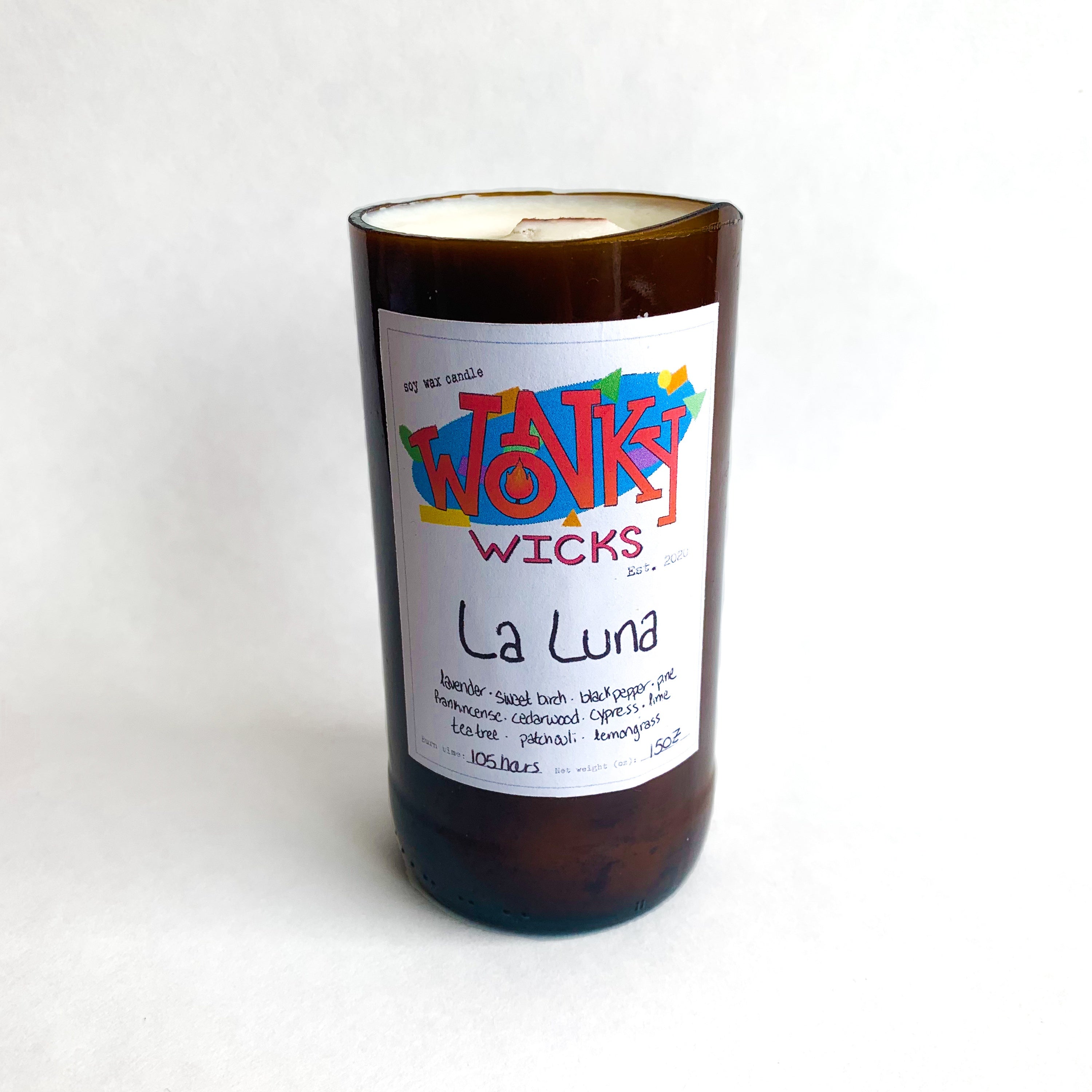 La Luna Soy Wax Candle | Wonky Wicks