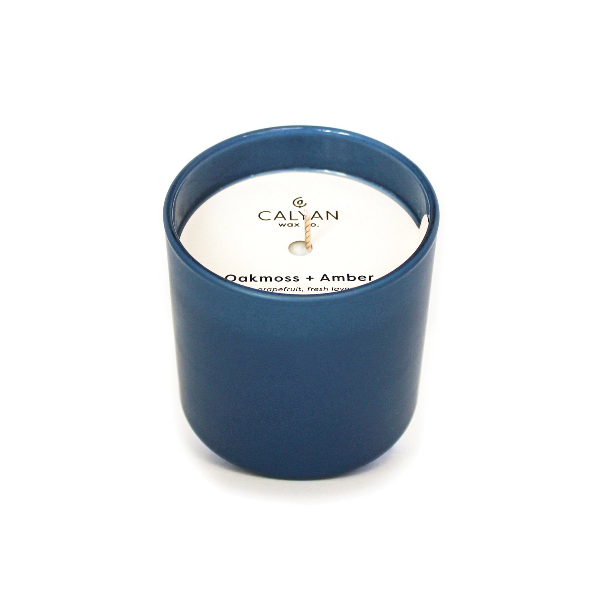 Oakmoss + Amber Dignity Series Glass Jar Soy Candle | Calyan Wax Co. - 5.3 oz