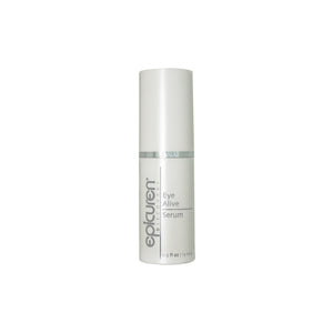 Eye Alive Serum | Epicuren Discovery in a sleek white bottle with silver accents, designed for targeted skincare to refresh and rejuvenate the eye area.