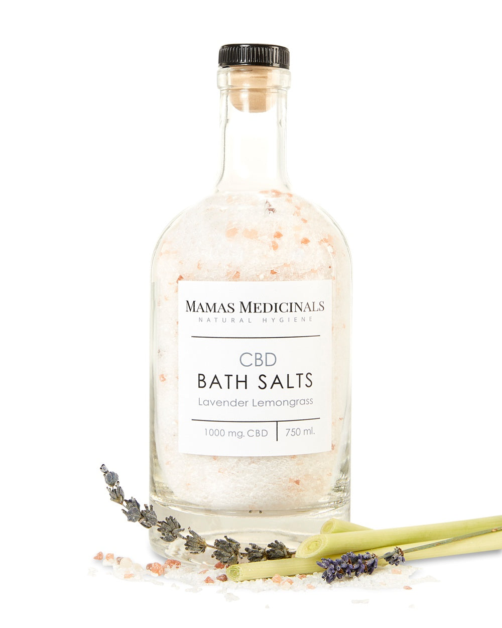 CBD Bath Salts - Lavender Lemongrass | Mamas Medicinals