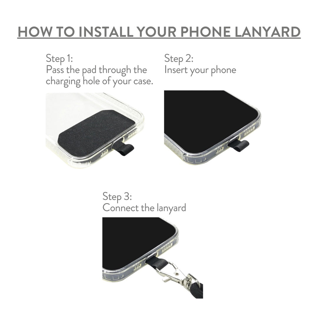 Crossbody Phone Lanyard With Adjustable Strap  | Live Love Spa