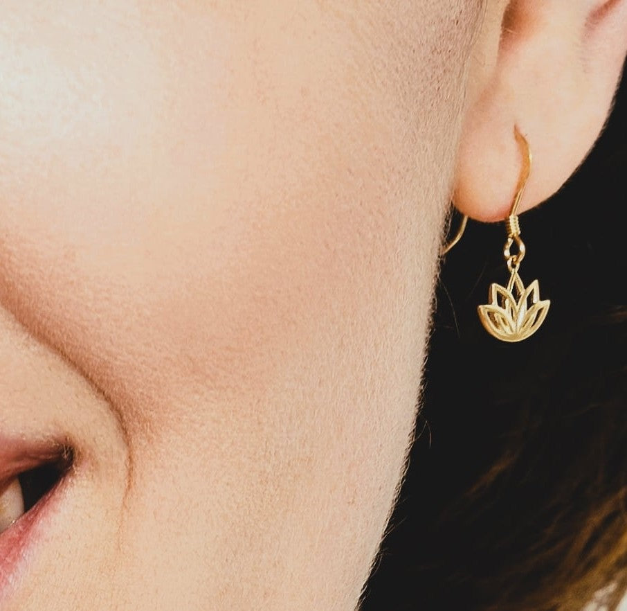 Lotus Earrings | Little Sparkles